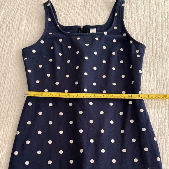Old Navy Navy and White Polka Dot Mini Dress / S - Picture 4 of 9